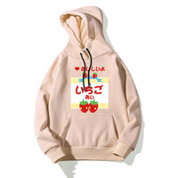 Harajuku new strawberry hoodies - Thumbnail 2