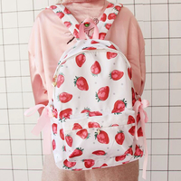 Harajuku Strawberry Waterproof Backpack - Thumbnail 4