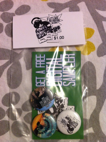 Future Destination Records Button Pack