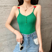 Strawberry Sling Crop Top - Thumbnail 2