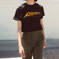 Free Shipping-LOS ANGELES CROP TOP - Thumbnail 2