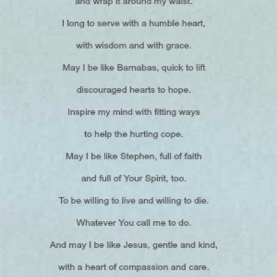 A pastor's prayer
