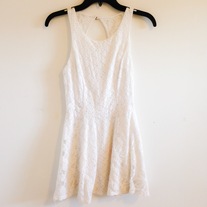 Guess White Lace Dress