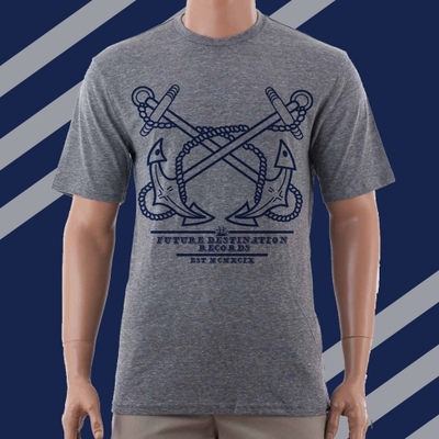 Future destination records-anchor t-shirt