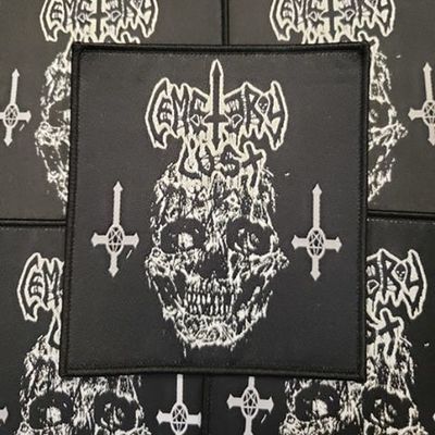 Cemetery lust rotting skull patch