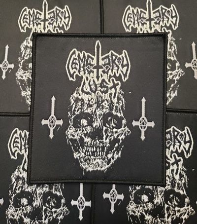 Cemetery Lust rotting skull patch