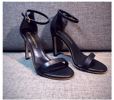 Simple Word Buckle with Sexy High Heels 2019 G-2951