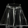 Harajuku clear crystal PVC skirt-2