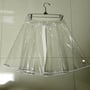 Harajuku clear crystal PVC skirt-4