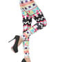 Geometrical Color Leggings - Thumbnail 3