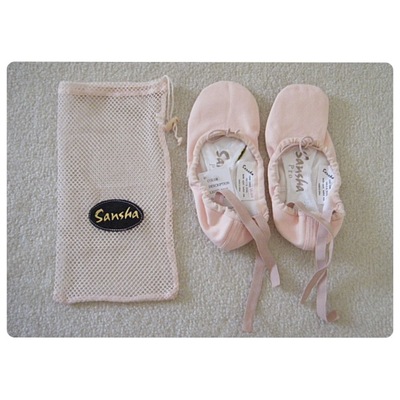 (new with tags) sansha pro 1c ballet slippers