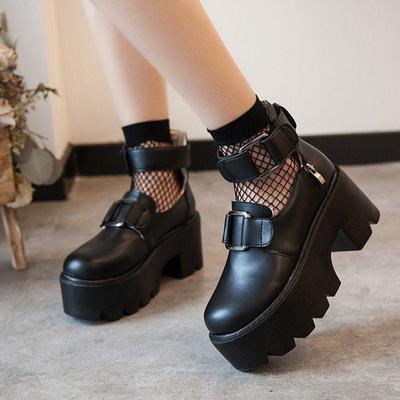 Black Punk Platform Shoes 