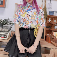 Kawaii Pikachu Printed Shirt - Thumbnail 2
