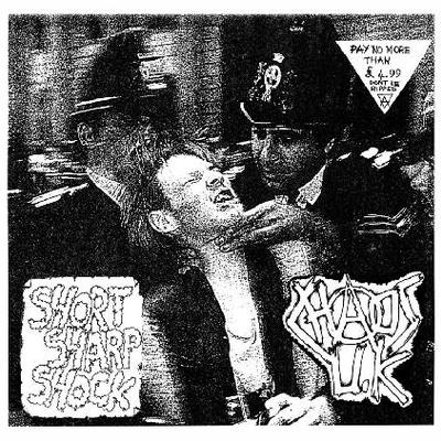 Chaos uk "short, sharp, shock"lp