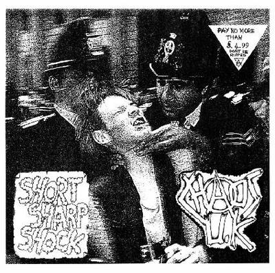 CHAOS UK "Short, Sharp, Shock"LP