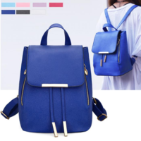 PU Leather Sturdy Student Backpacks - Thumbnail 4