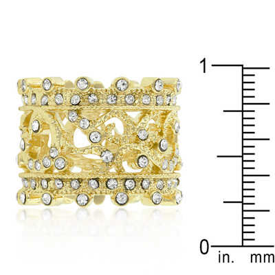 Filigree eternity band 