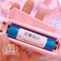 Kawaii rabbit raging table lamp night light LED tricolor fill light student eye protection charging lamp - Thumbnail 4