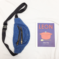 Free Shipping-90s DENIM BUM BAG - Thumbnail 4