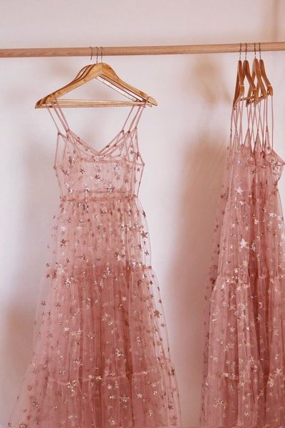 Sexy new fashion star prom dress no lining , pink tulle prom gown,26
