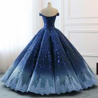 Gorgeous Long Ball Gown Off The Shoulder Princess Prom Dresses,Quinceanera Dresses,Wedding Dresses,31 - Thumbnail 1