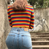 RAINBOW KNITTED JUMPER - Thumbnail 4