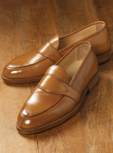 Handmade Men Tan Color leather Shoes, Tan formal leather shoes, Men dress shoes