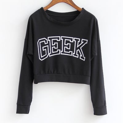 Geek long sleeve top