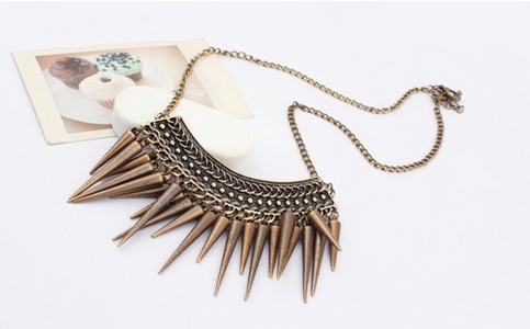 Spikey Tassel Necklace