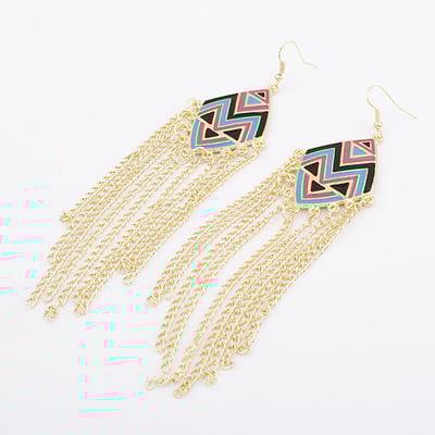 Aztec tassel earrings