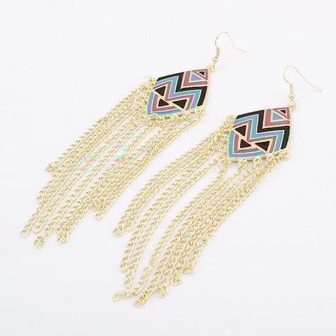 Aztec Tassel Earrings