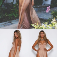 2019 Cheap Spaghetti Straps Side Split Simple Modest Sexy Prom Dresses, Evening dresses,57 - Thumbnail 1