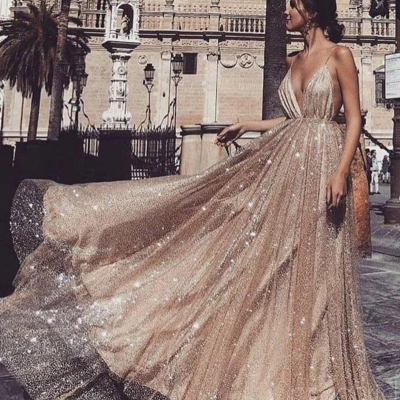 2020 charming sparkly sequin sexy fashion spaghetti straps prom dresses, shinning evening dress,58