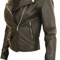 Women's Jessica Jones Krysten Ritter Slim Fit Biker Black Leather jackets - Thumbnail 3