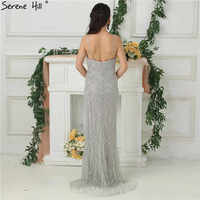 Dubai New Luxury Sexy Sleeveless Evening Dresses Mermaid Diamond Beading Mermaid Evening Gowns 2019,80 - Thumbnail 1