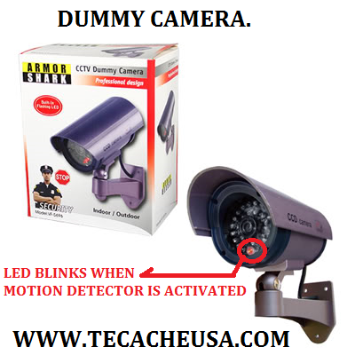 Dummy Outdoor Camera w/Motion Sensor