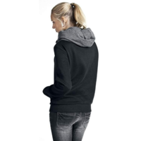 Casual Cat Print Hoodie - Thumbnail 1