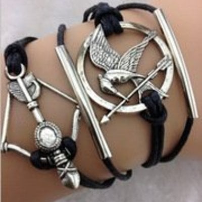 Hunger games mockingjay and arrow bracelet