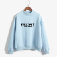 Stranger Things Harajuku Sweater Letter Print Sweatshirt Hoodies - Thumbnail 1