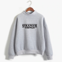 Stranger Things Harajuku Sweater Letter Print Sweatshirt Hoodies - Thumbnail 2