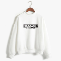 Stranger Things Harajuku Sweater Letter Print Sweatshirt Hoodies - Thumbnail 3