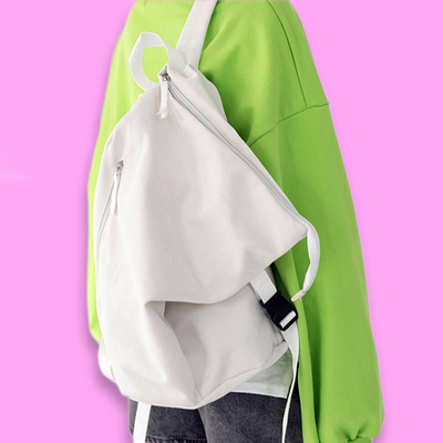 Bucket canvas backpack