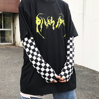 Free Shipping-SAD GIRL LAYER LONG SLEEVE TEE  - Thumbnail 1