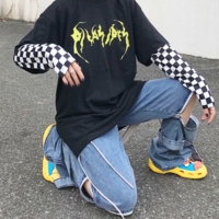 Free Shipping-SAD GIRL LAYER LONG SLEEVE TEE  - Thumbnail 3