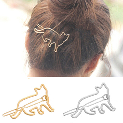 2PCS CUTE CAT HAIR CLIPS