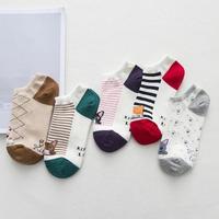 5 PAIRS CURLY CAT SOCKS - Thumbnail 1