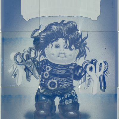 Edgy eddie  / dull joel 9 plate puzzle sets - Thumbnail 4