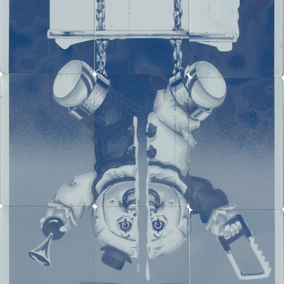 Art apart / terry fire 9 plate puzzle sets - Thumbnail 4