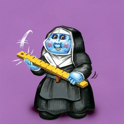 Val lak / ventin' connie final art - horrorible kids - series 4 2019