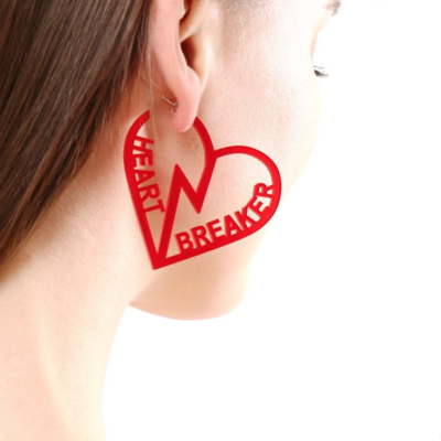 Heart breaker earrings 